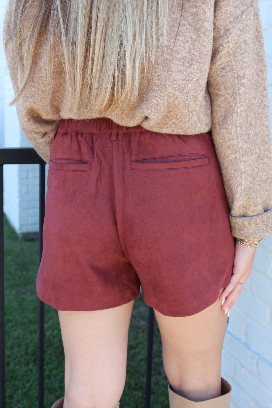 CIDER SIDE SUEDE SHORTS