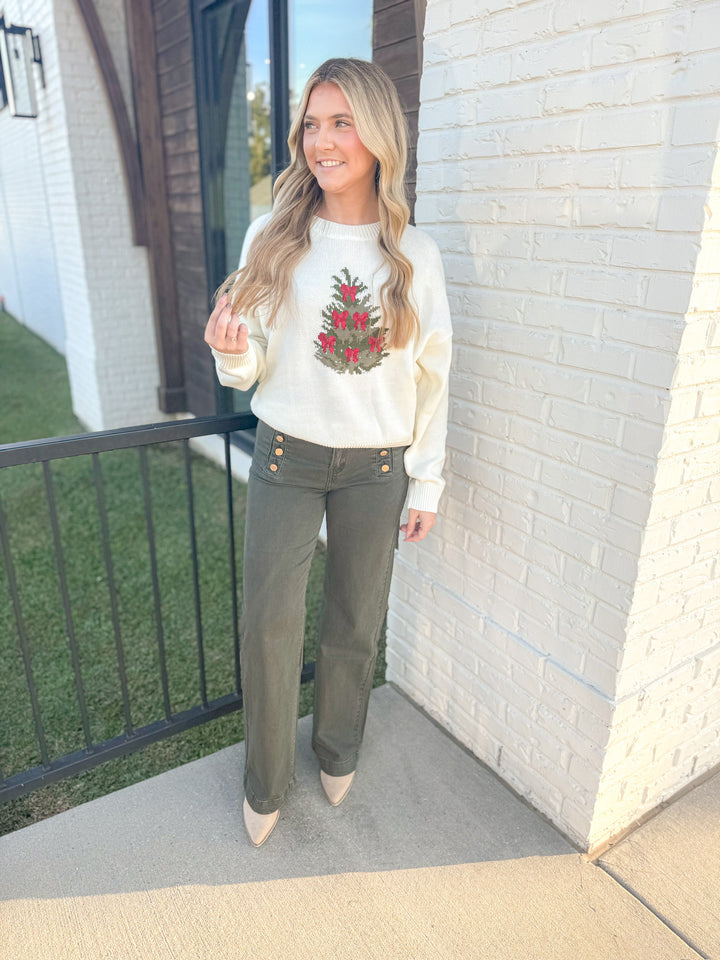 MERRY LITTLE TREE SWEATER