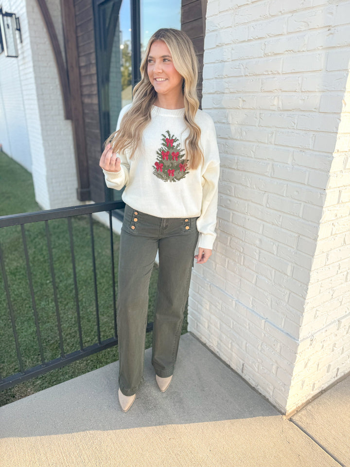 MERRY LITTLE TREE SWEATER