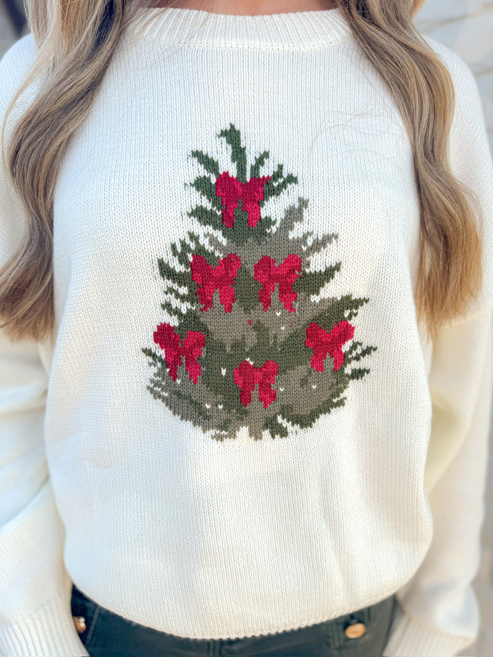 MERRY LITTLE TREE SWEATER