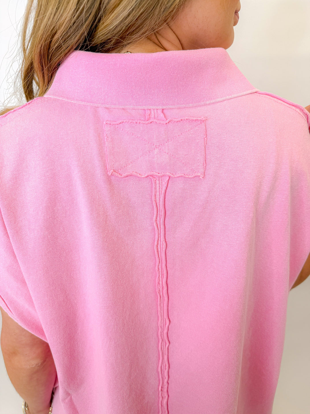 THE COLOR CLUB MINERAL WASH SLEEVLESS TOP