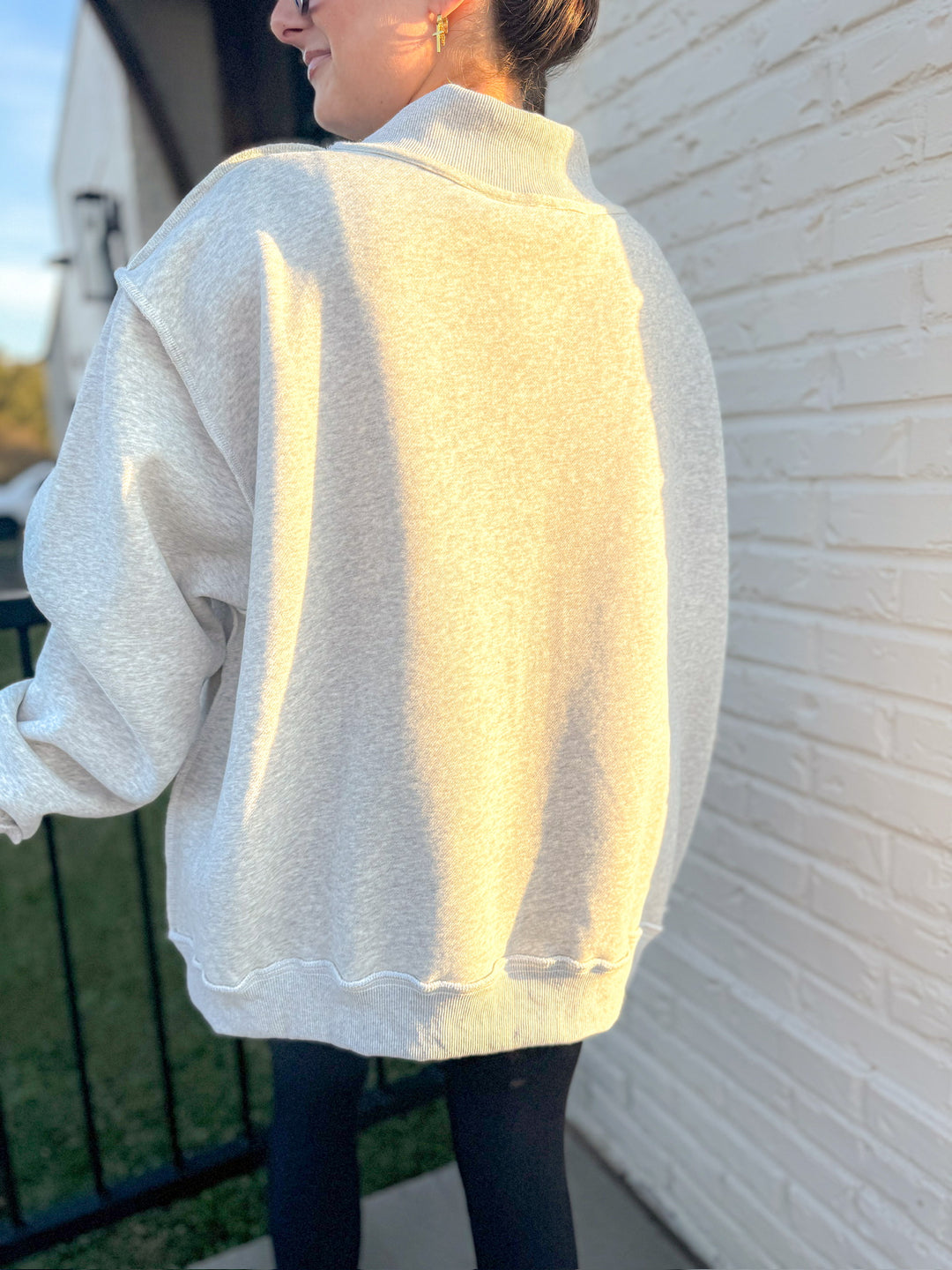 DOUBLE THE HOLLY REVERSIBLE SWEATSHIRT