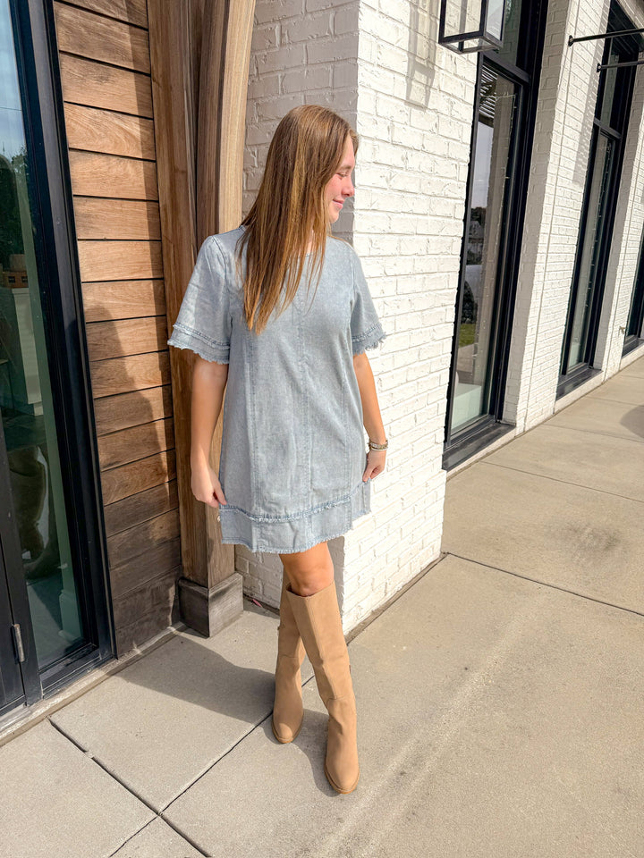 DAISY DENIM DRESS