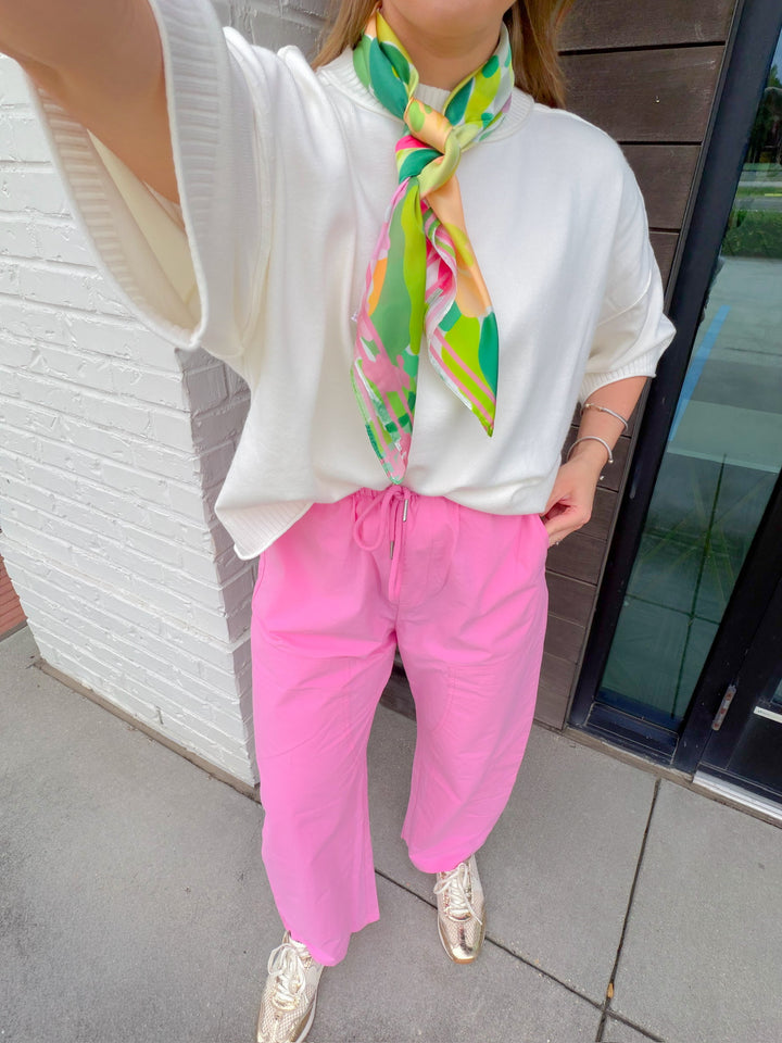 SUMMER FUN SCARF - GREEN