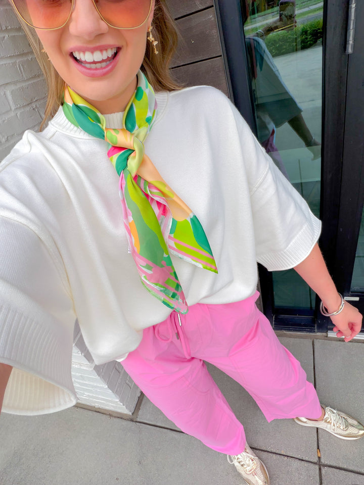 SUMMER FUN SCARF - GREEN