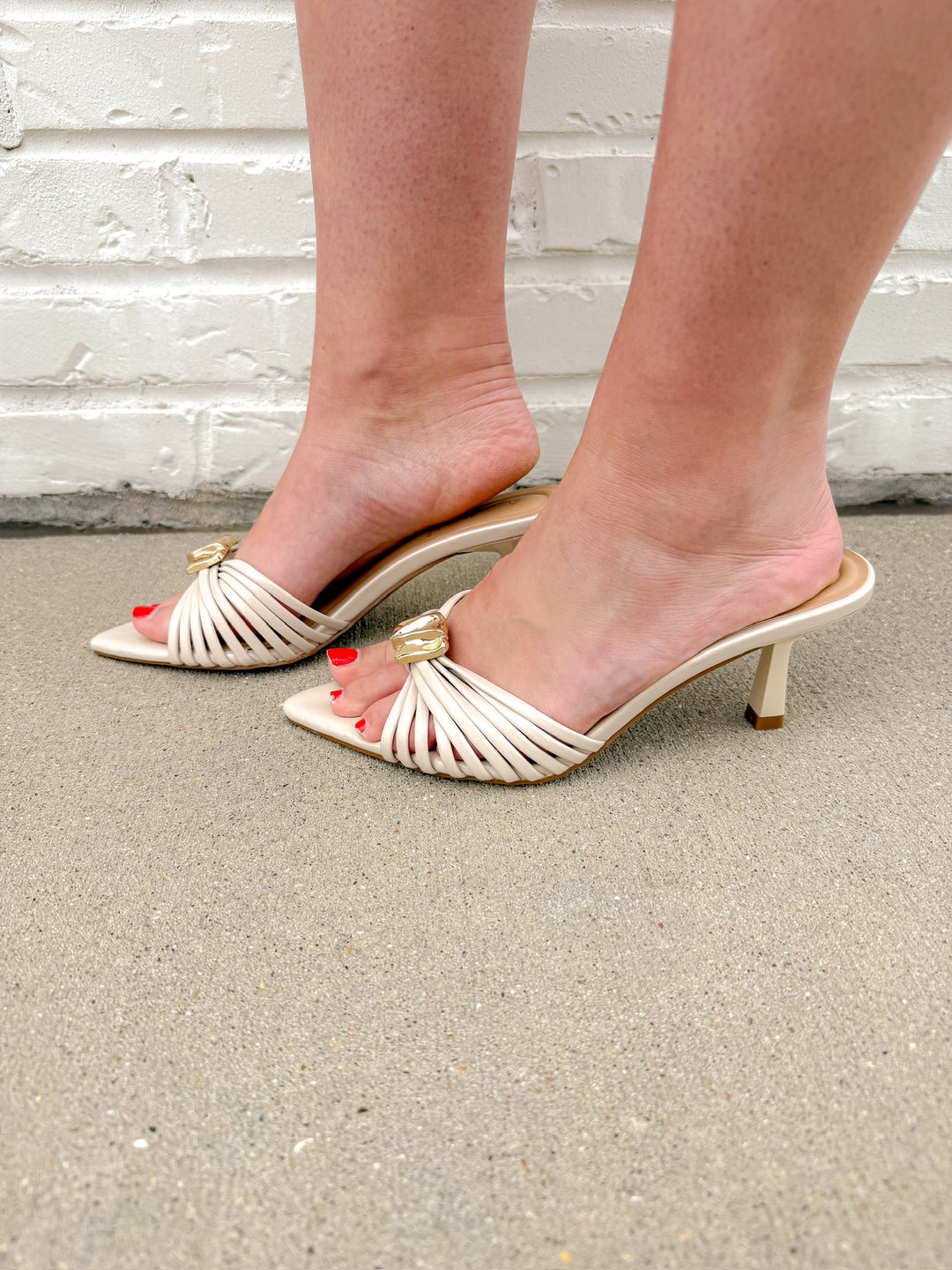 BERMUDA HEEL - IVORY