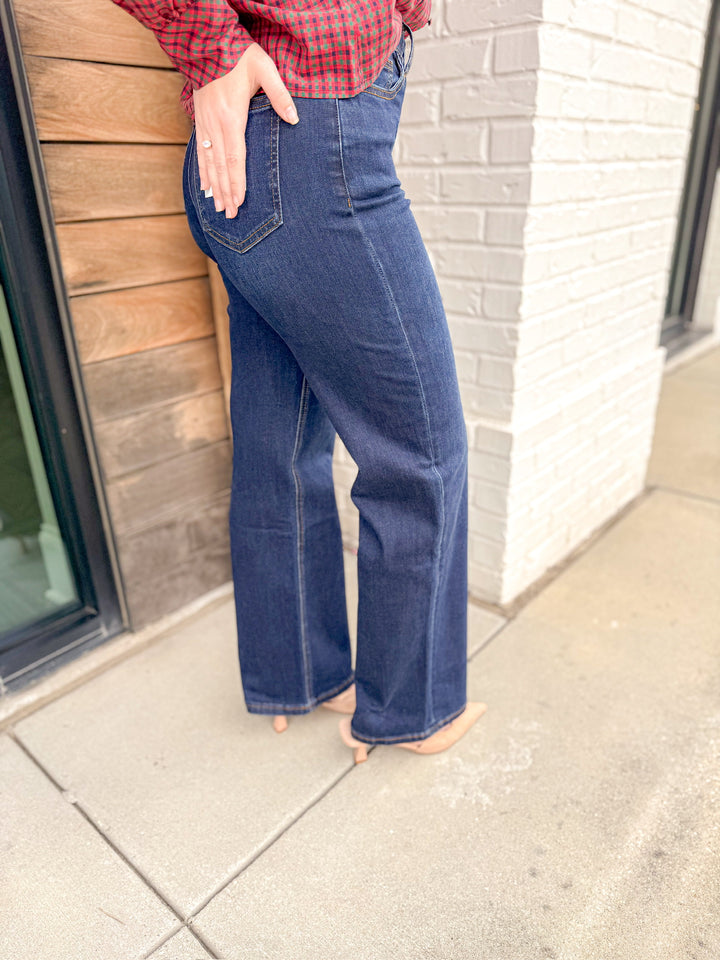 LEXINGTON HIGH RISE WIDE LEG JEAN