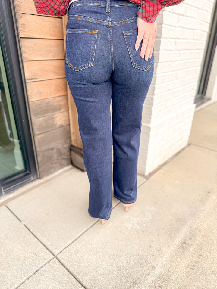 LEXINGTON HIGH RISE WIDE LEG JEAN