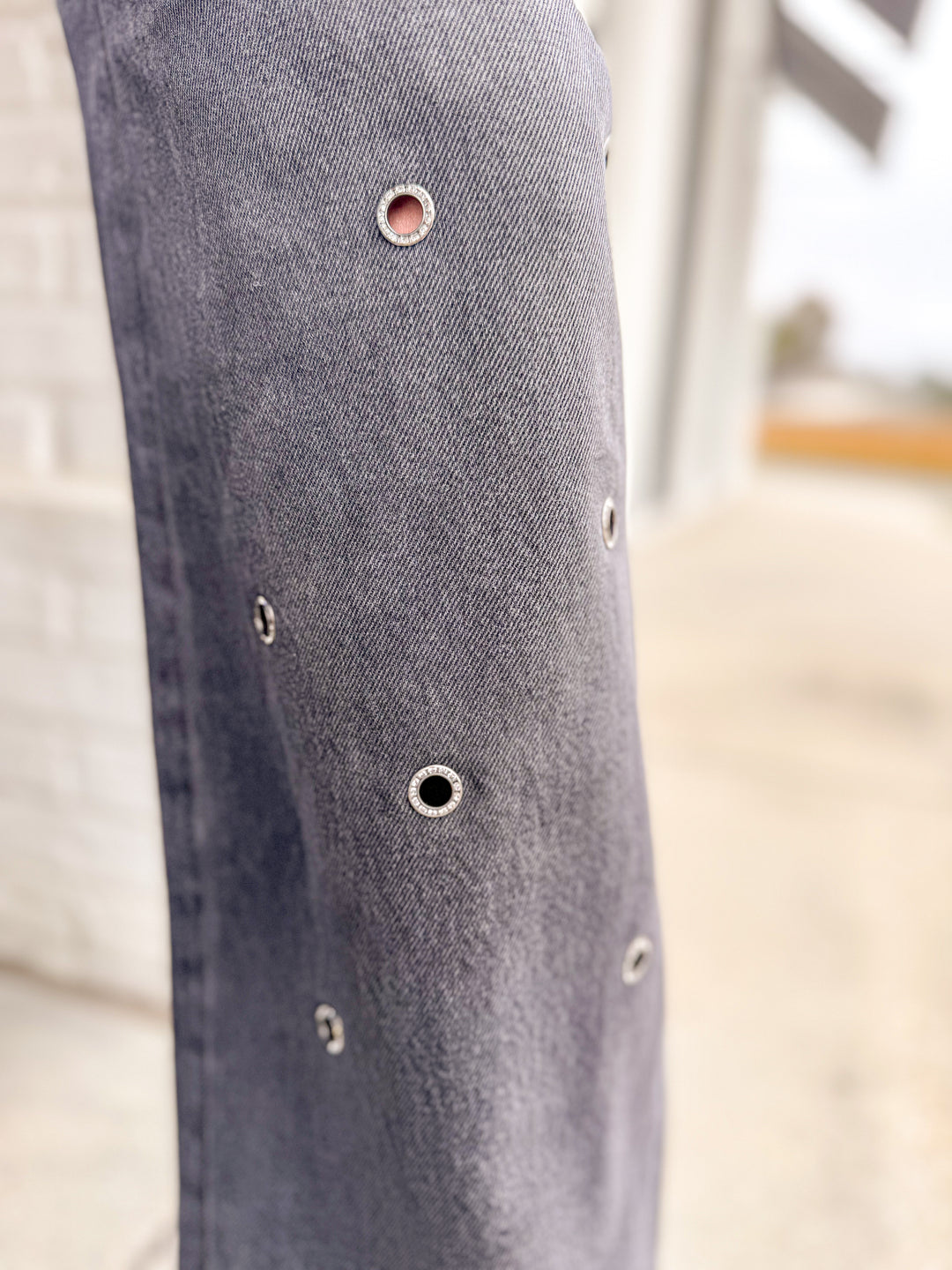 HENDRIX HIGH RISE BAGGY - BLACK