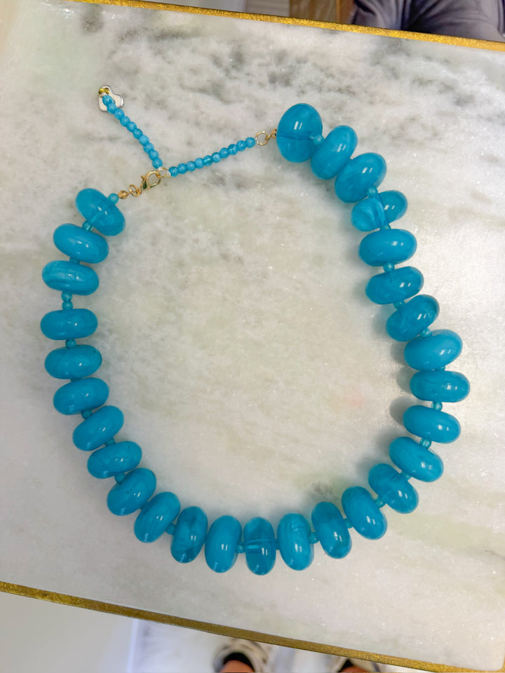SIMONE OVERSIZED BEADED NECKLACE