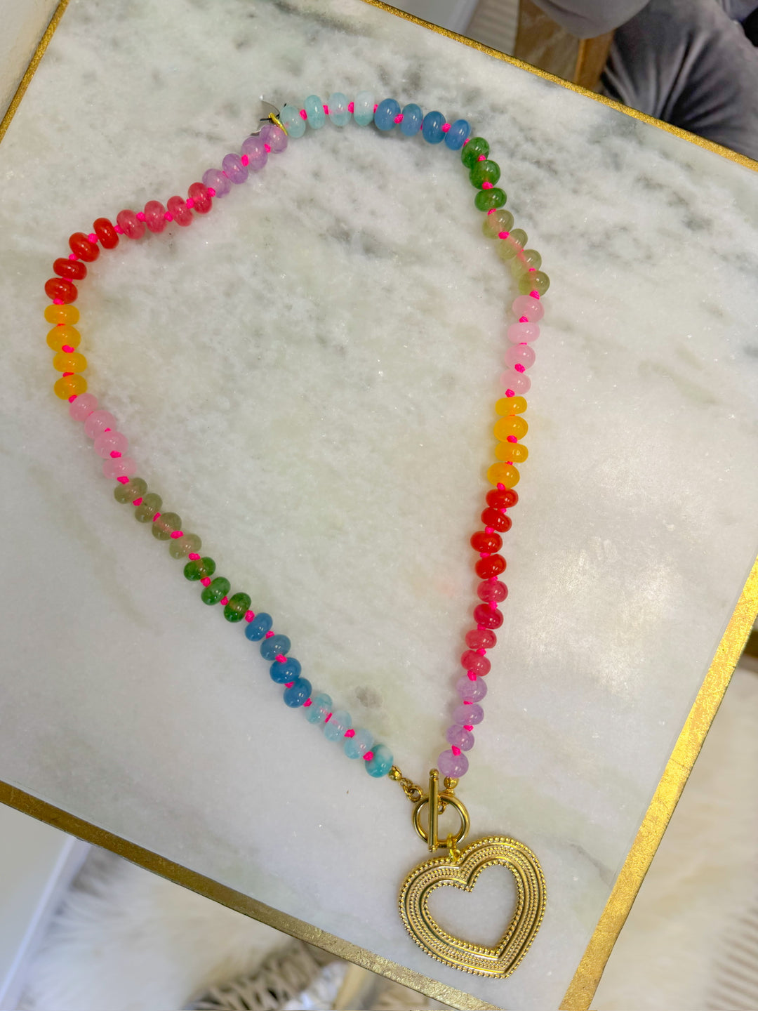 THE LOVETTE HEART PENDANT NECKLACE