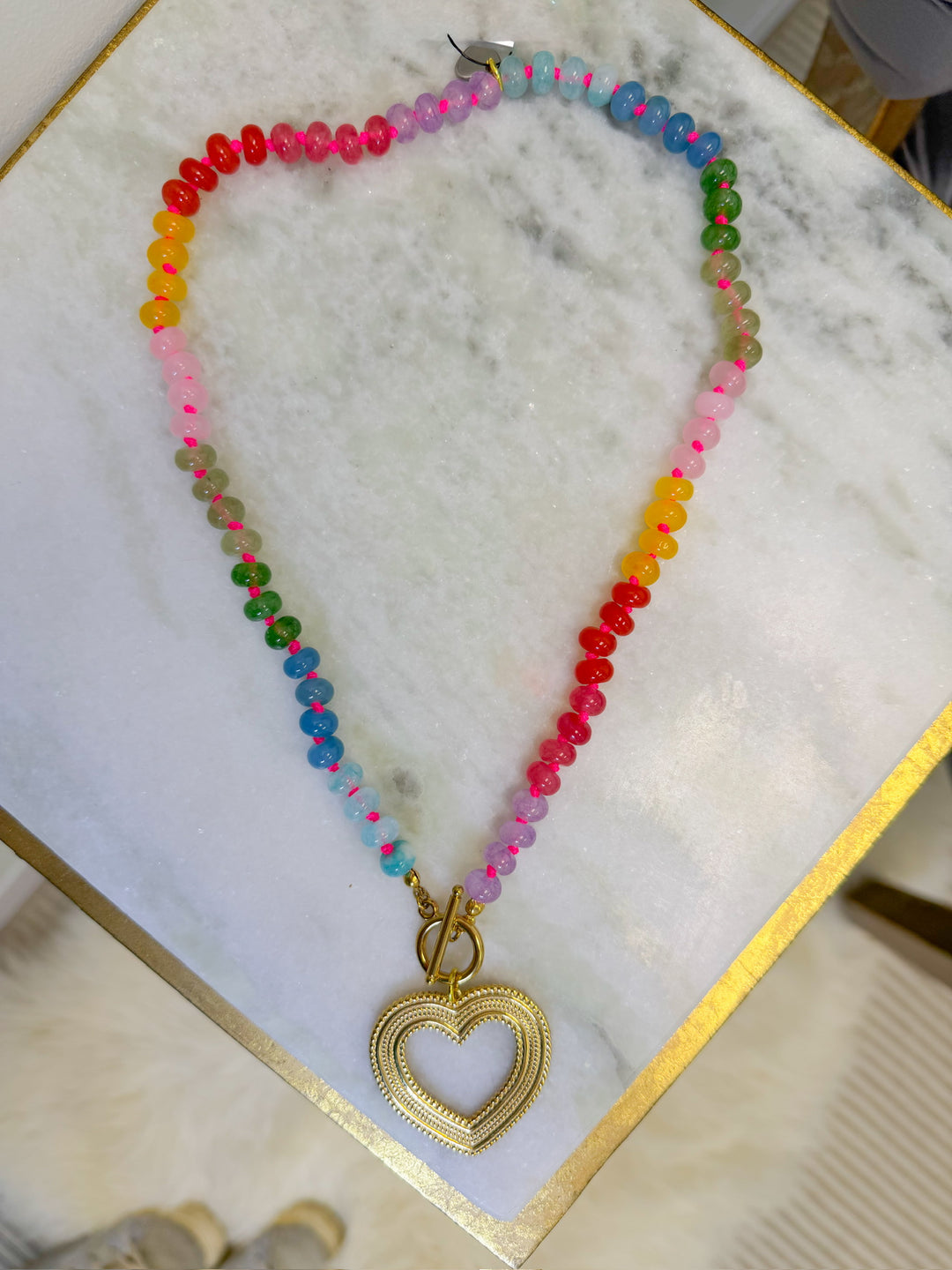 THE LOVETTE HEART PENDANT NECKLACE