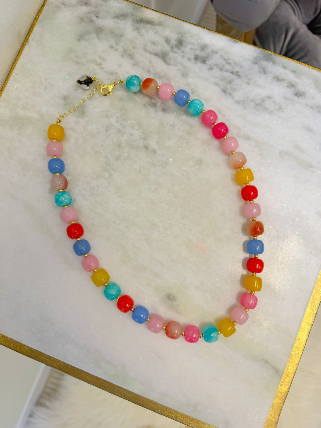 THE CONFETTI BEADED NECKLACE