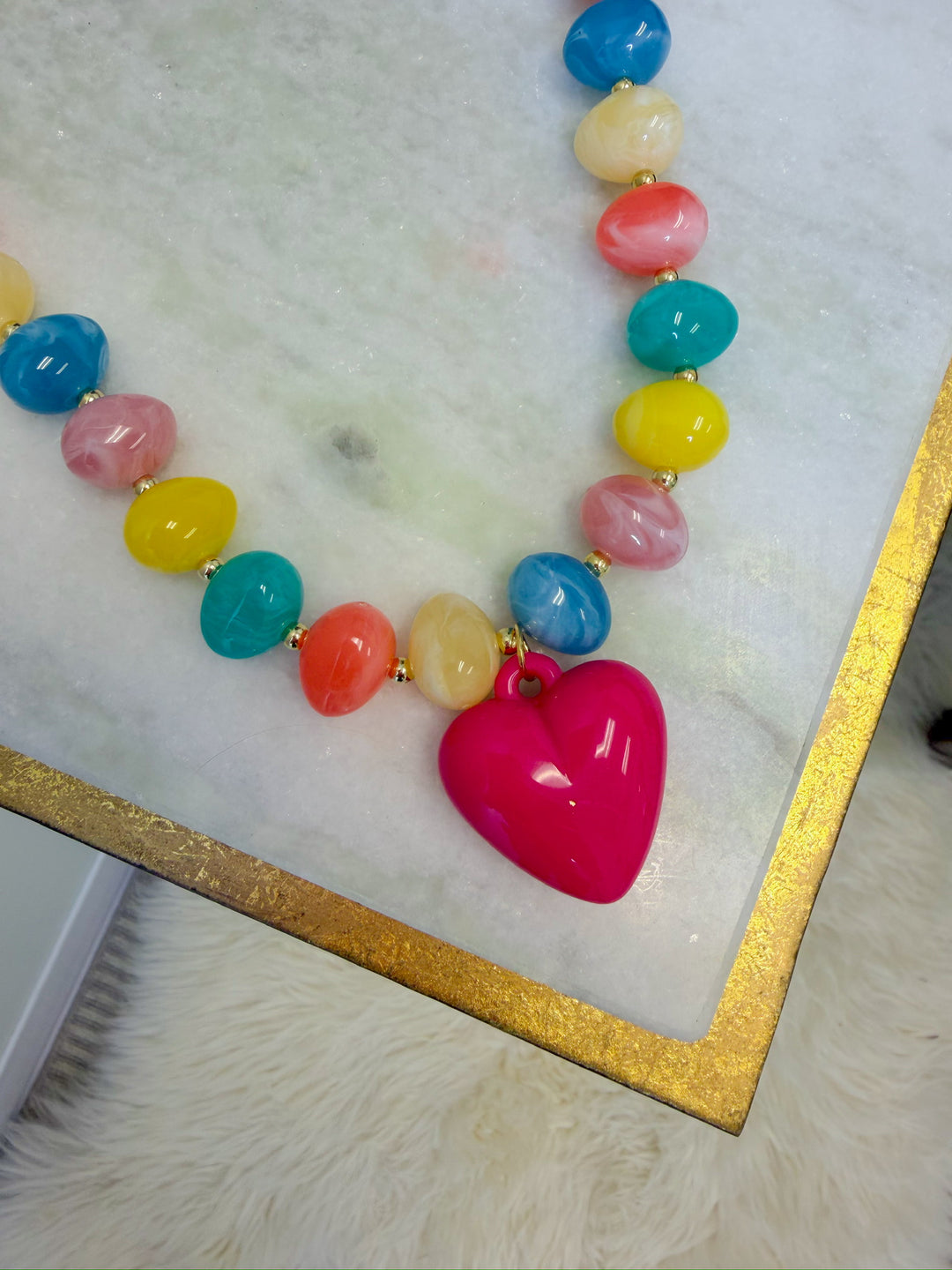 THE SWEETHEART BEADED NECKLACE