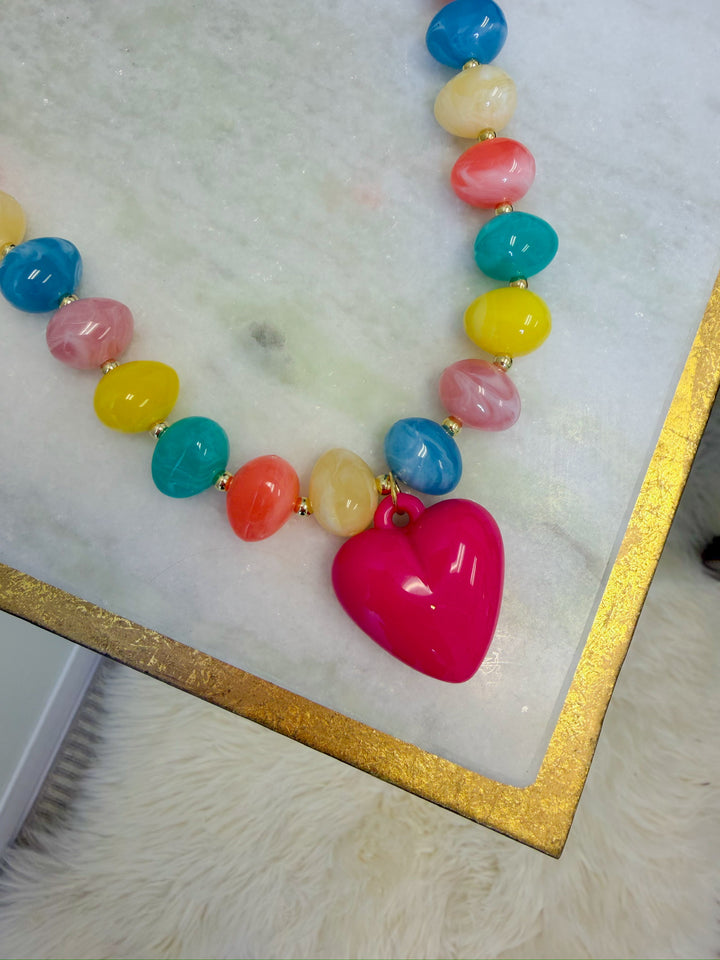 THE SWEETHEART BEADED NECKLACE
