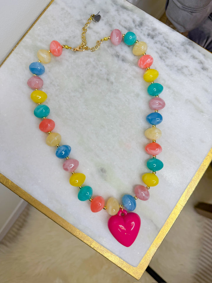 THE SWEETHEART BEADED NECKLACE