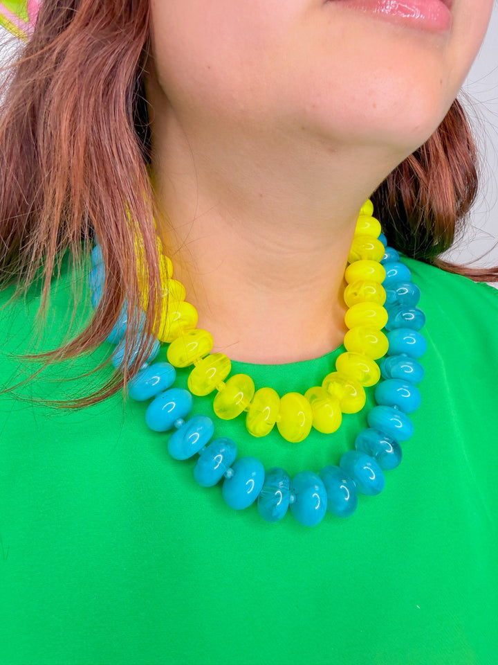 SIMONE OVERSIZED BEADED NECKLACE