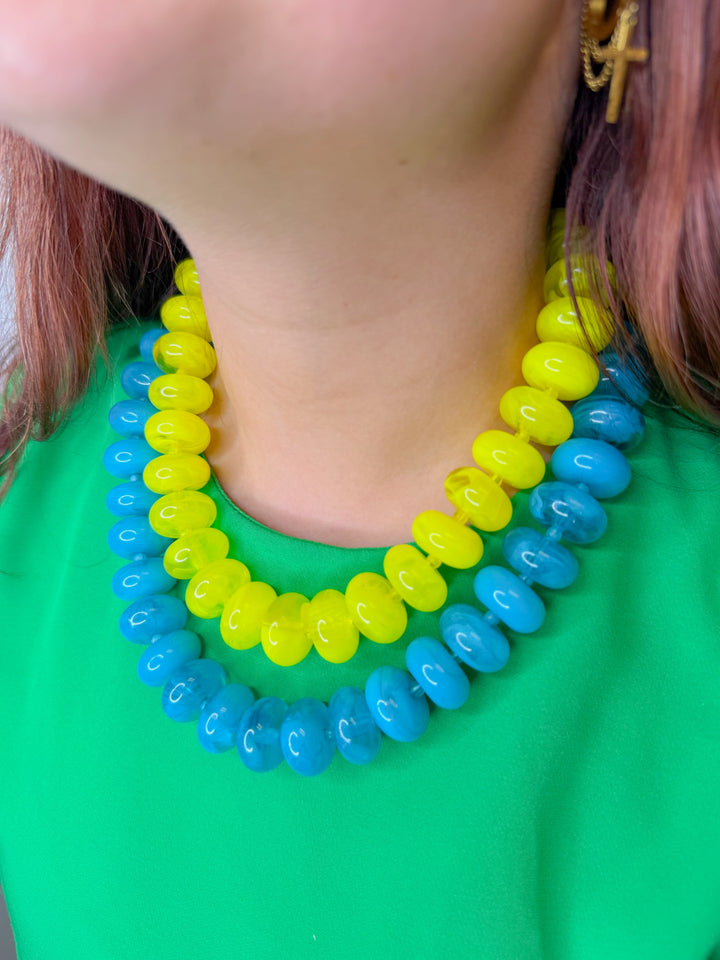 SIMONE OVERSIZED BEADED NECKLACE