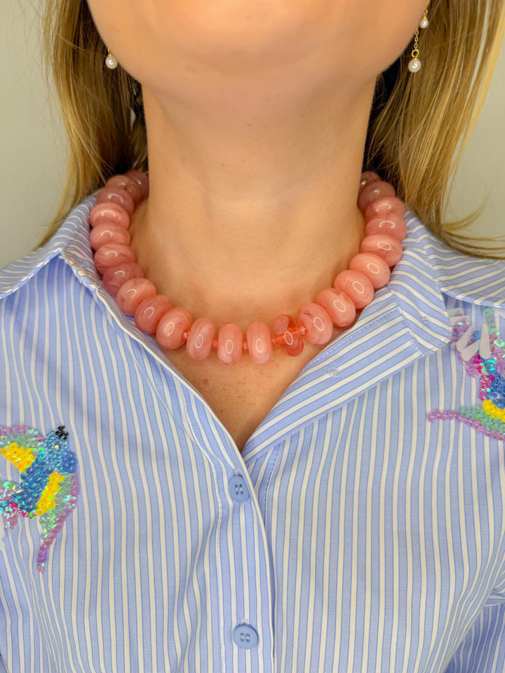 SIMONE OVERSIZED BEADED NECKLACE