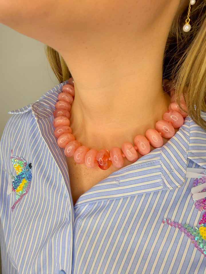 SIMONE OVERSIZED BEADED NECKLACE