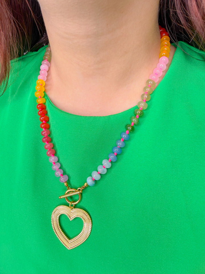 THE LOVETTE HEART PENDANT NECKLACE