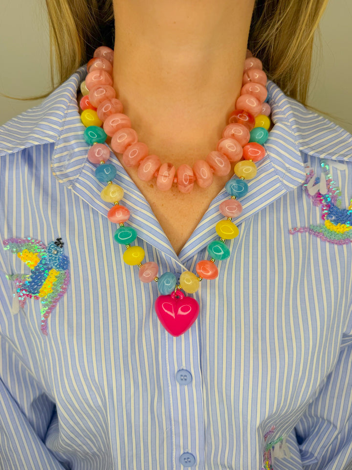 THE SWEETHEART BEADED NECKLACE