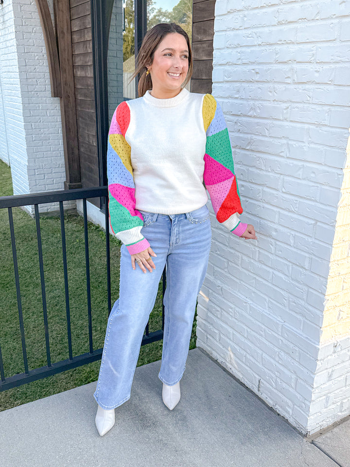 HAPPY HUES SWEATER