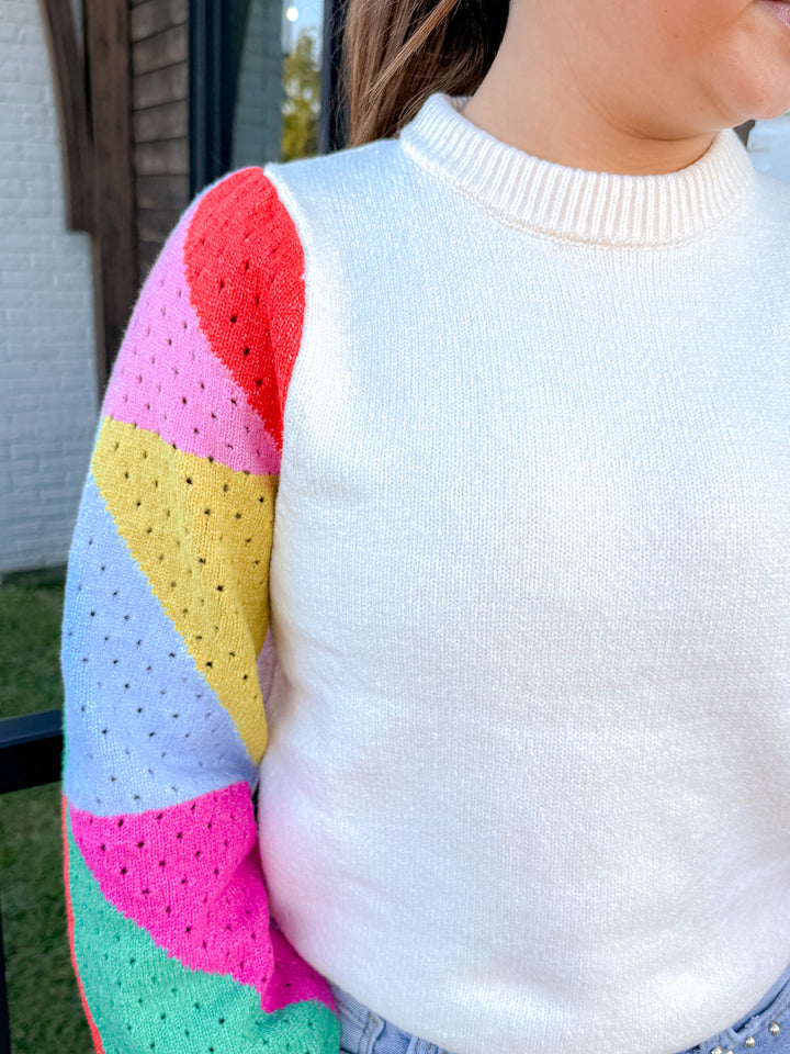 HAPPY HUES SWEATER