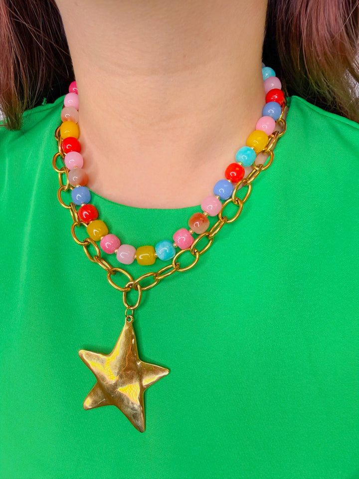 THE CONFETTI BEADED NECKLACE