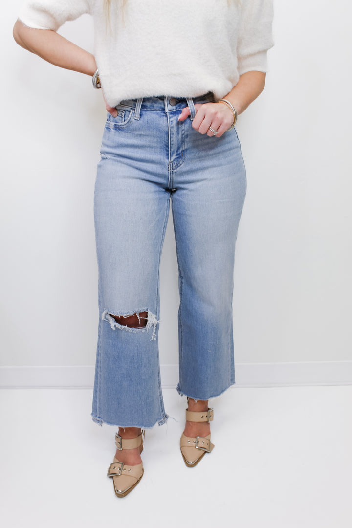 WALK THIS WAY WIDE LEG JEANS