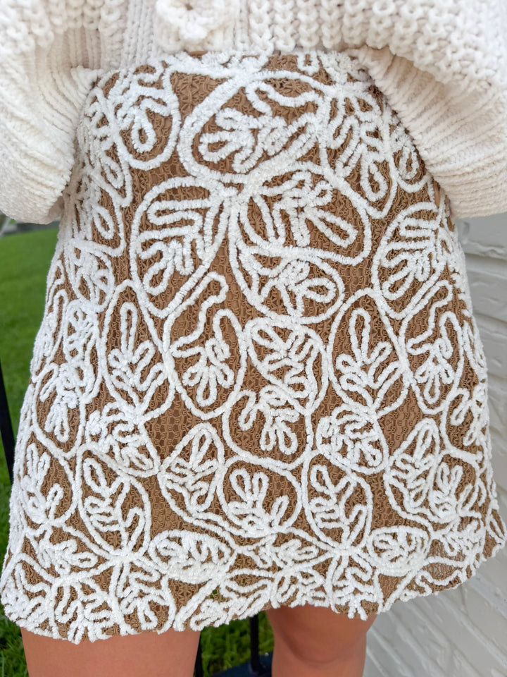 PRETTY LITTLE THING CHENILLE SKIRT