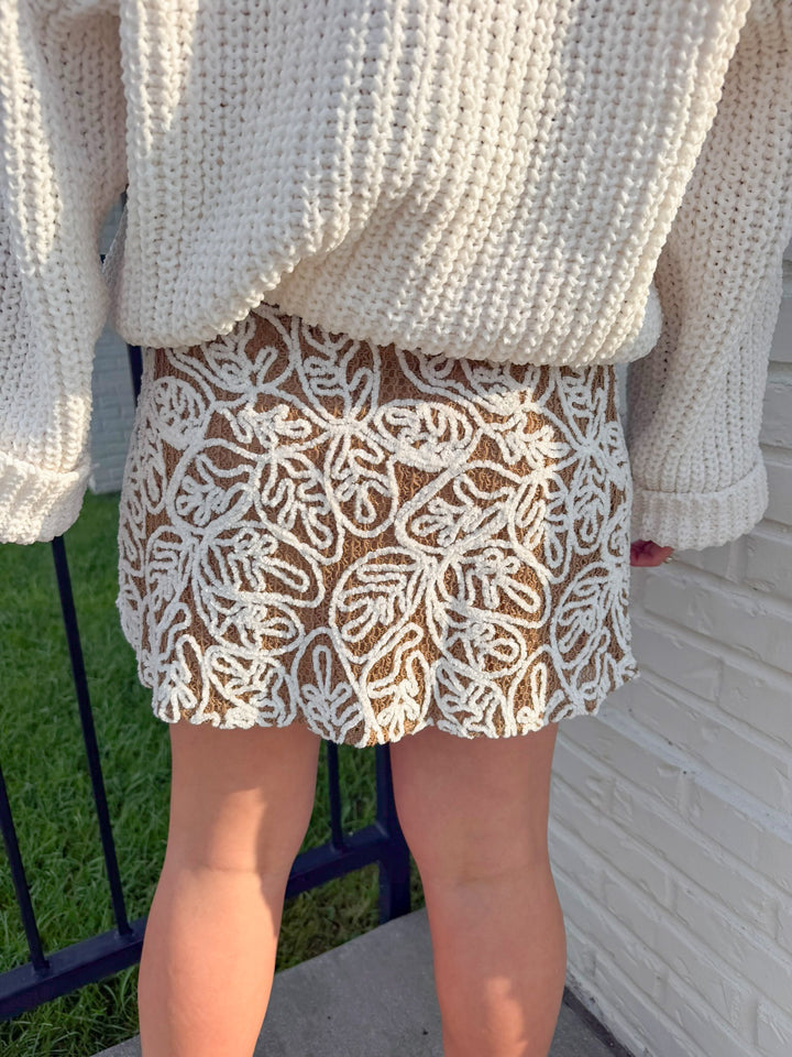 PRETTY LITTLE THING CHENILLE SKIRT
