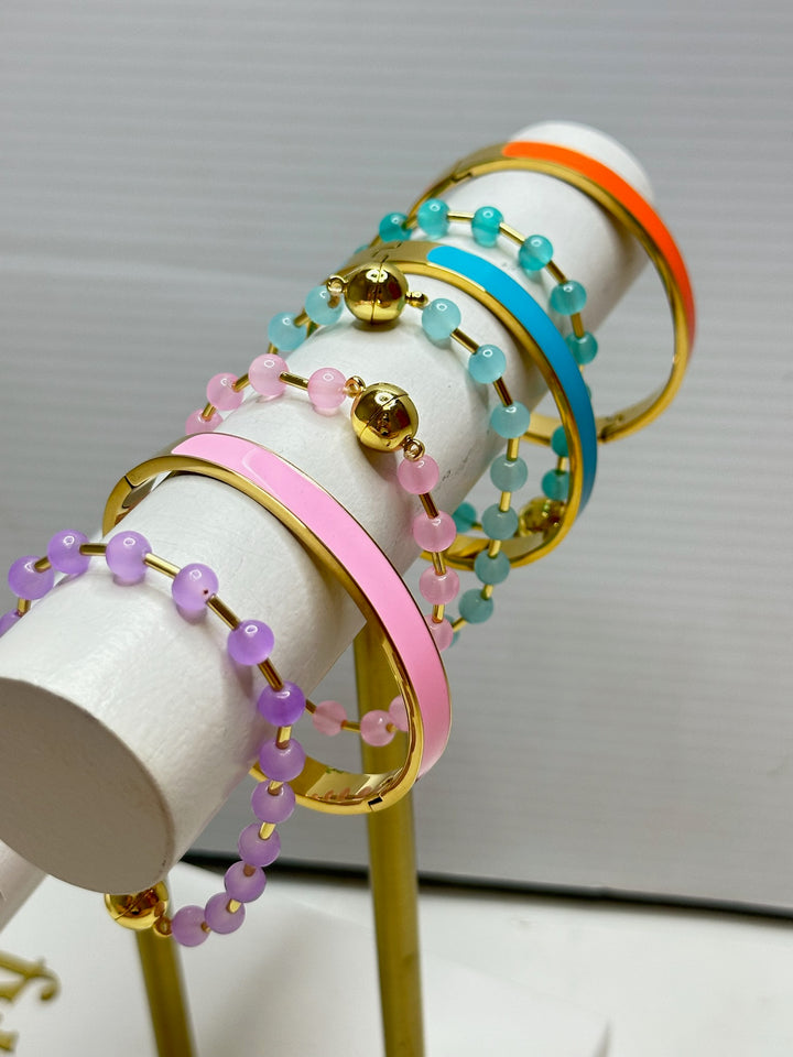 STELLA GLASS BEADED BRACELET