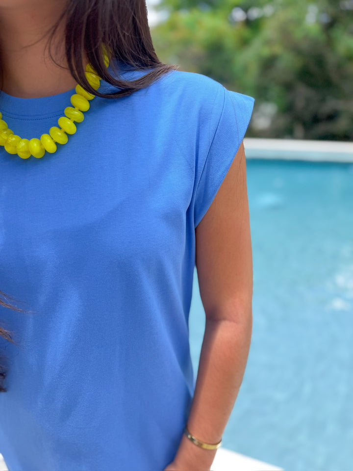 HAPPY PLACE CAP SLEEVE MIDI DRESS