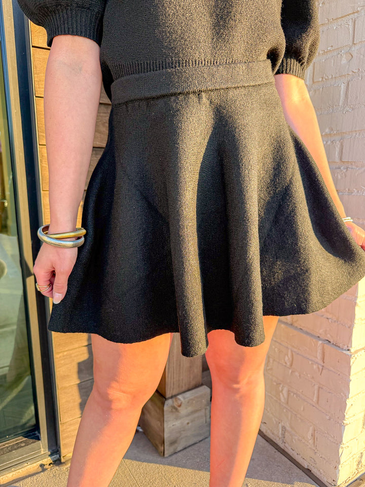 NOIR CHARM SET SKIRT
