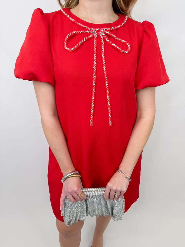 WRAPPED WITH A BOW DRESS