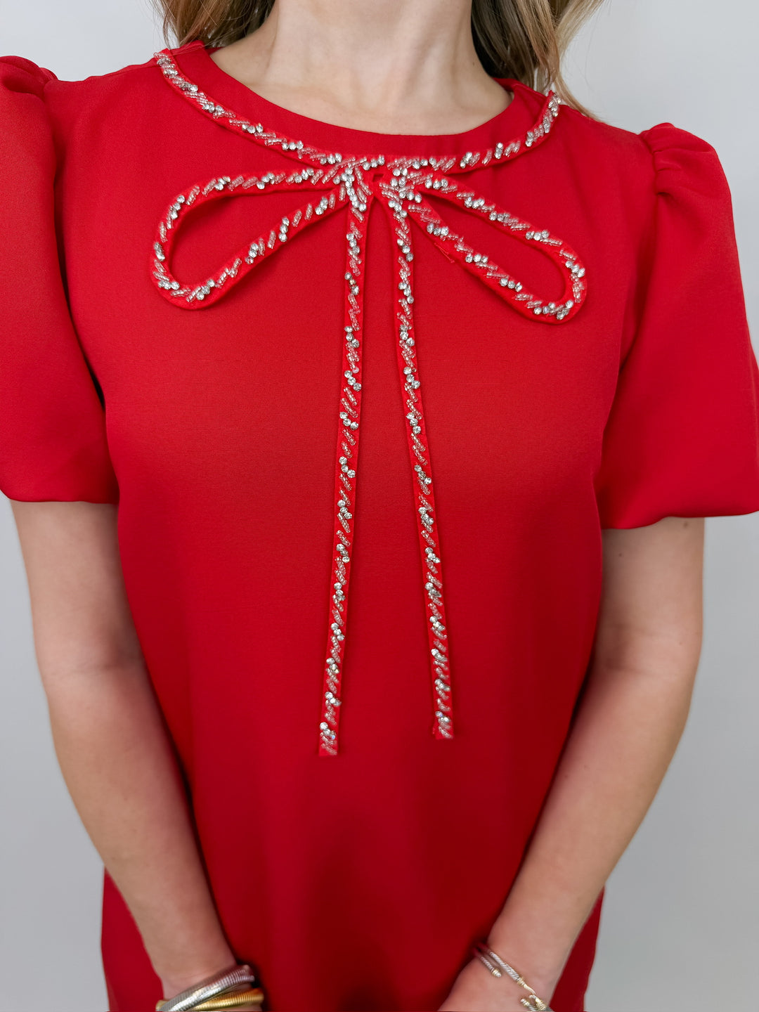 WRAPPED WITH A BOW DRESS