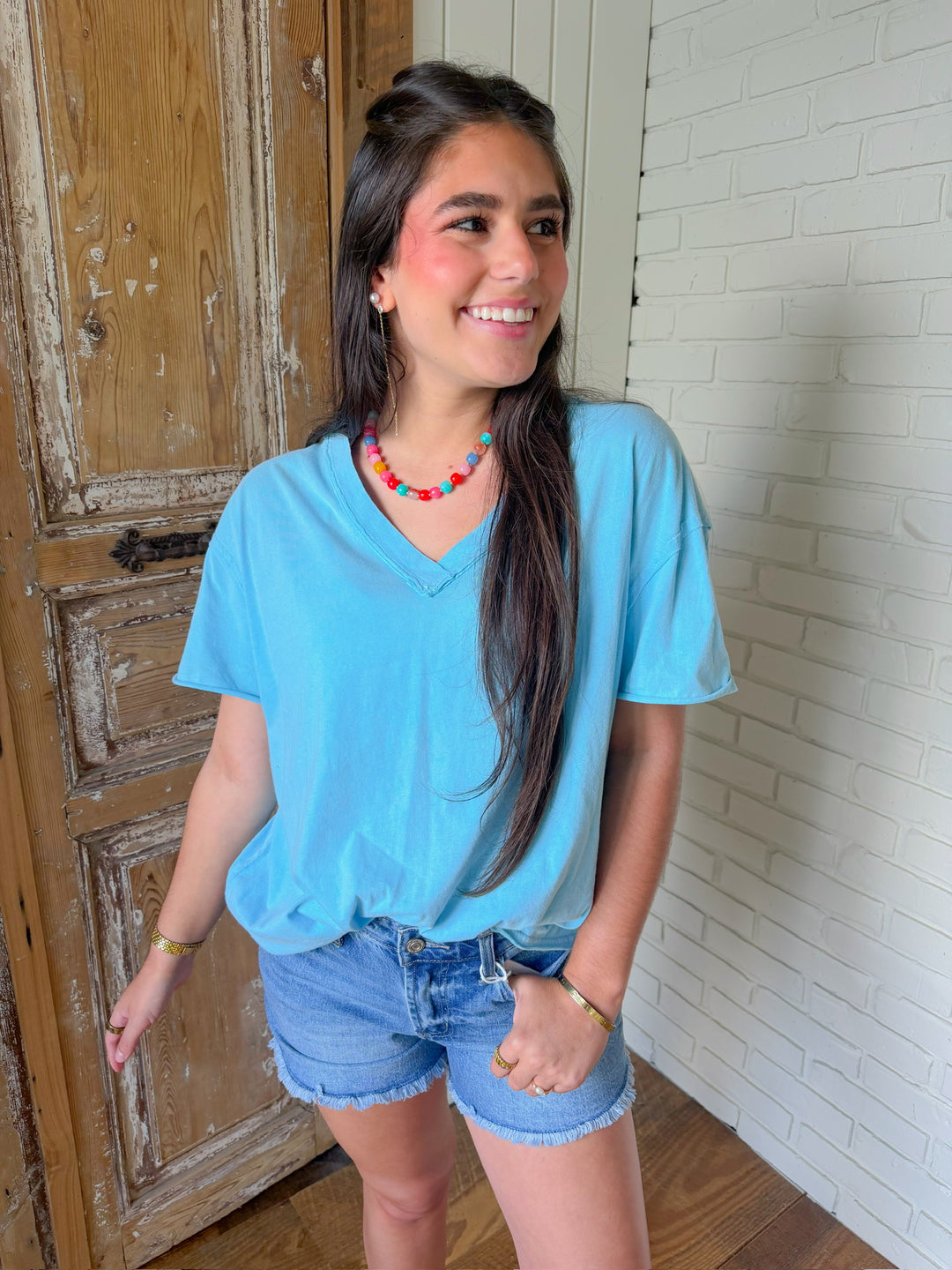THE FOREVER V NECK TEE