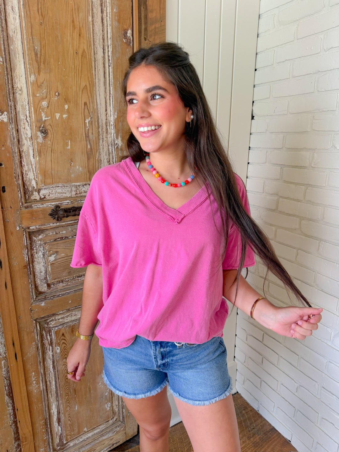 THE FOREVER V NECK TEE