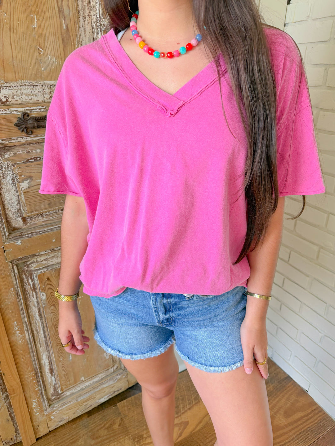 THE FOREVER V NECK TEE