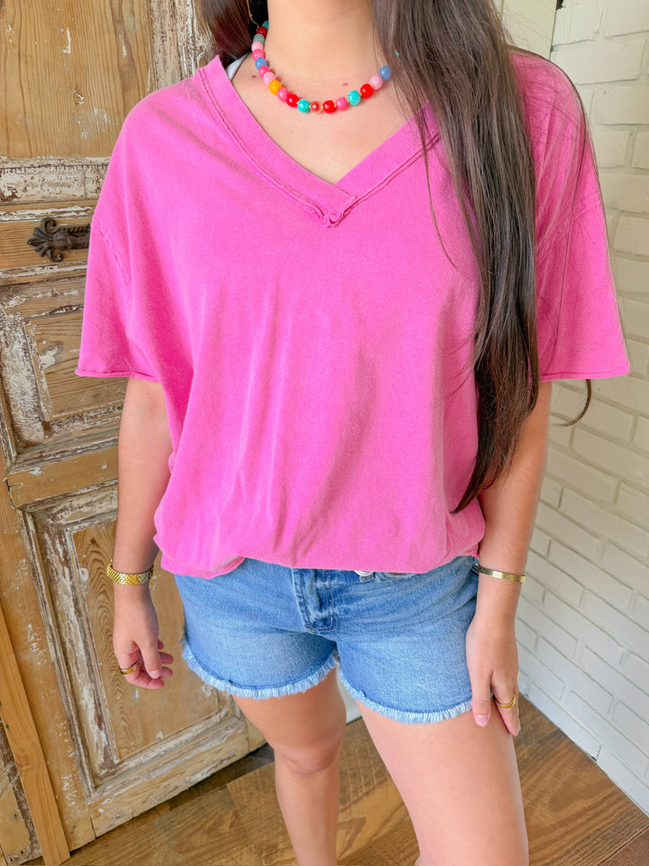 THE FOREVER V NECK TEE