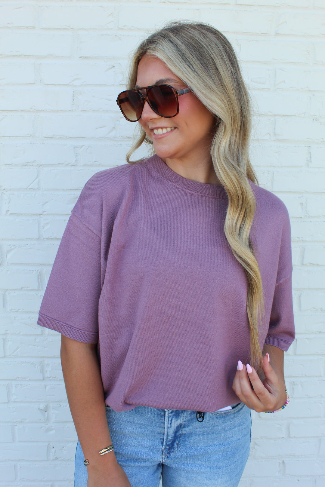 IRIS ULTRA SOFT SHORT SLEEVE SWEATER