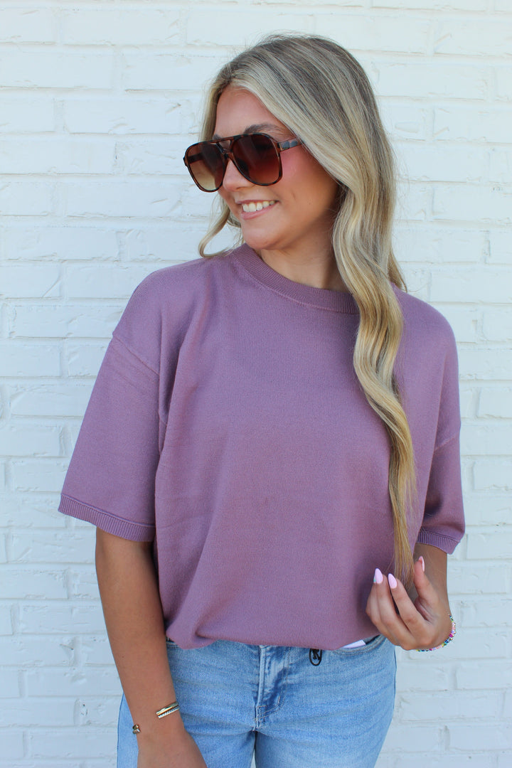 IRIS ULTRA SOFT SHORT SLEEVE SWEATER