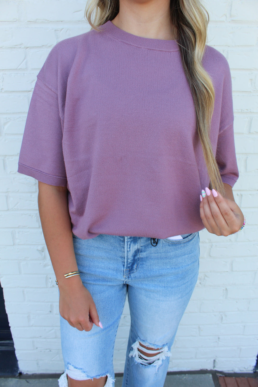 IRIS ULTRA SOFT SHORT SLEEVE SWEATER