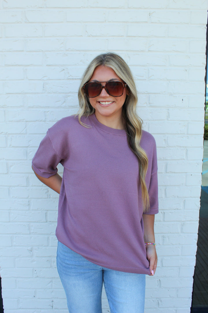 IRIS ULTRA SOFT SHORT SLEEVE SWEATER