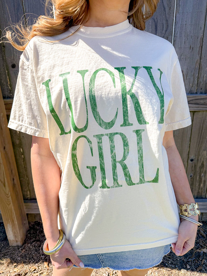 LUCKY GIRL TEE