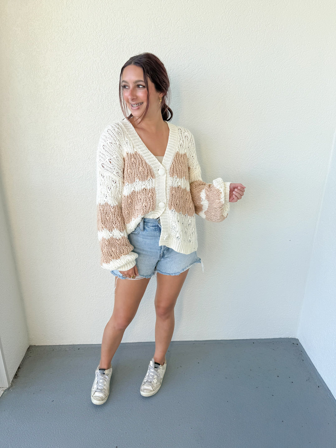 PRE-ORDER: CABLE KNIT CARDIGAN