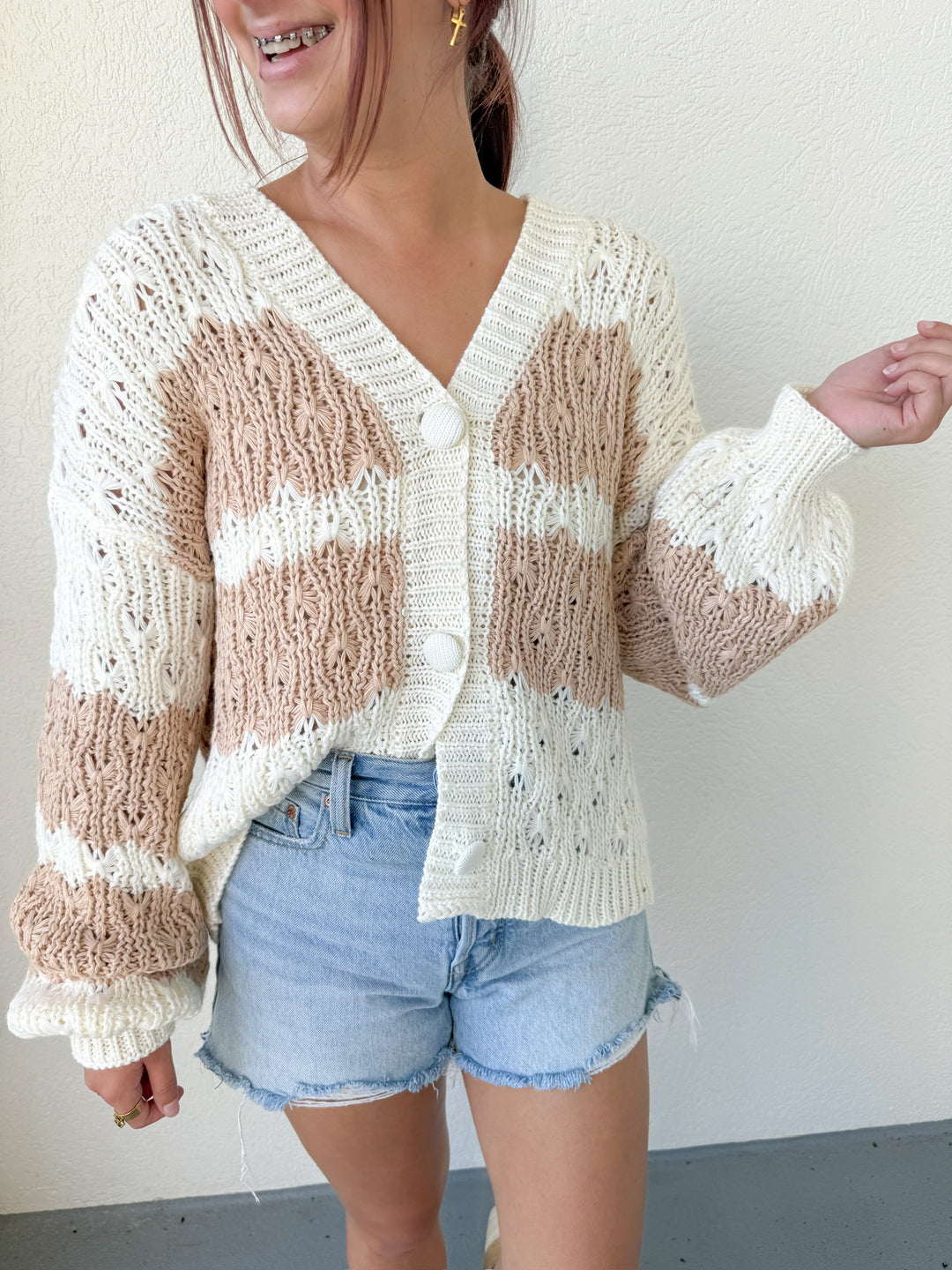 PRE-ORDER: CABLE KNIT CARDIGAN