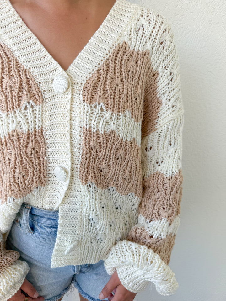 PRE-ORDER: CABLE KNIT CARDIGAN