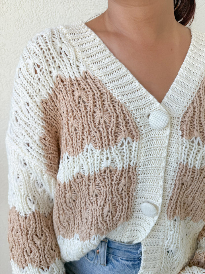 PRE-ORDER: CABLE KNIT CARDIGAN